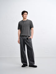 Men's casual vintage loose jeans