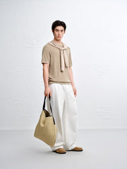 Men's Breathable Lyocell Knit T-Shirt
