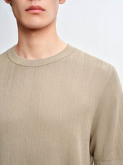 Men's Breathable Lyocell Knit T-Shirt