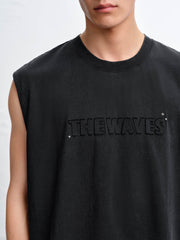 Men's Cotton Washed Crewneck Tank