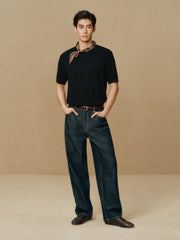 Men's Breathable Lyocell Knit T-Shirt