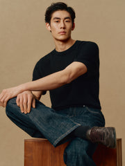 Men's Breathable Lyocell Knit T-Shirt