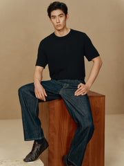 Men's Breathable Lyocell Knit T-Shirt