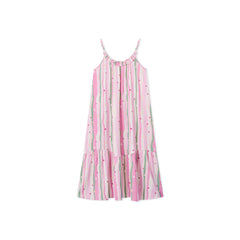 Women's Casual Vibrant Stripe Loungewear Set