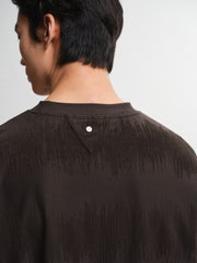 Men's Casual Loose Fit Embroidered T-Shirt
