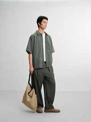 Men's Casual Breathable Short-Sleeve Outerwear Shirt