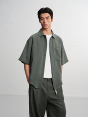 Men's Casual Breathable Short-Sleeve Outerwear Shirt