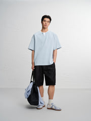 Men's Casual Faux-Layer Short Sleeve Tee