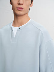 Men's Casual Faux-Layer Short Sleeve Tee