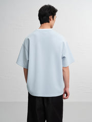 Men's Casual Faux-Layer Short Sleeve Tee