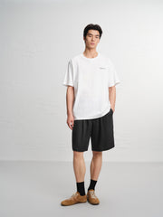 Men's Lyocell-Linen Blend Casual Shorts