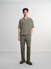 Men's Casual Solid Tapered Pants