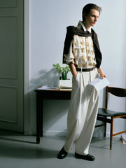 Men's Casual Double-Pleated Trousers