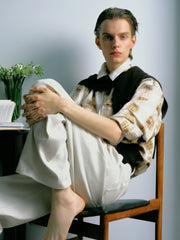 Men's Casual Double-Pleated Trousers