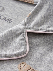 Women's Casual Bear-Print Loungewear Set