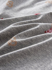 Women's Casual Bear-Print Loungewear Set