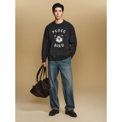 Men's Casual Skin-Friendly Rice-Fleece Sweater