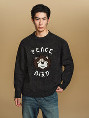 Men's Casual Skin-Friendly Rice-Fleece Sweater