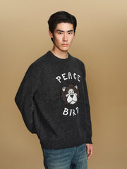 Men's Casual Skin-Friendly Rice-Fleece Sweater