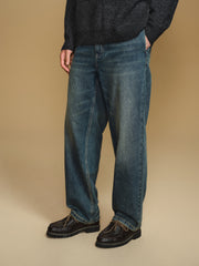 Men's Casual Light Washed Versatile Jeans