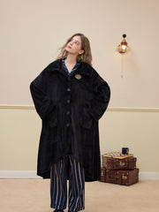 Women's Casual Anti-Static Flannel Robe