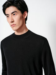 Men's Casual 100% Wool Machine-Washable Baselayer Knit