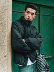 Men's American Streetwear Cold-Proof Stand-Collar Down Jacket