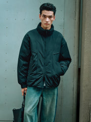 Men's American Streetwear Cold-Proof Stand-Collar Down Jacket