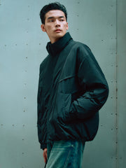 Men's American Streetwear Cold-Proof Stand-Collar Down Jacket