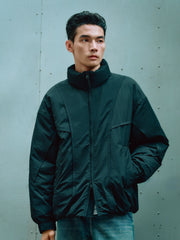 Men's American Streetwear Cold-Proof Stand-Collar Down Jacket