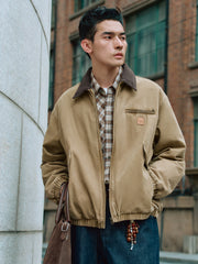 Men's Utility-Style 90% White Duck Down Jacket