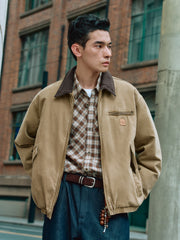 Men's Utility-Style 90% White Duck Down Jacket