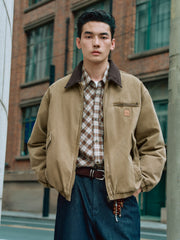 Men's Utility-Style 90% White Duck Down Jacket