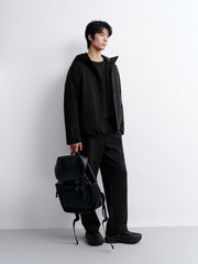 Men's Casual White Shell-Style Down Jacket