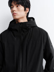 Men's Casual White Shell-Style Down Jacket