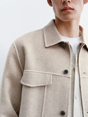 Men's Commuter Solid Gradient Lapel Jacket
