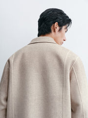 Men's Commuter Solid Gradient Lapel Jacket