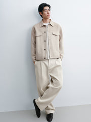 Men's Commuter Solid Gradient Lapel Jacket