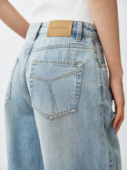 Women's High-Waist Wide-Leg Jeans