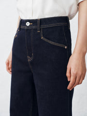 Women's Cropped Cooling Straight-Leg Jeans