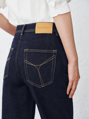 Women's Cropped Cooling Straight-Leg Jeans
