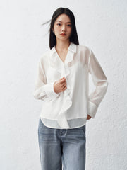 Women's Elegant Ruffled Blouse