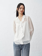 Women's Elegant Ruffled Blouse