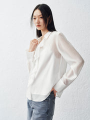 Women's Elegant Ruffled Blouse