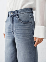 Women's Lyocell-Blend Straight-Leg Jeans