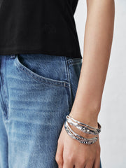 Women's Washed Wide-Leg Curved Jeans
