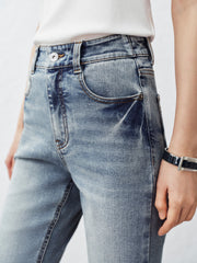 Women's Vintage High-Waisted Flared Jeans