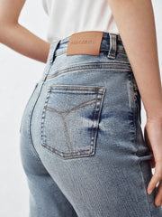 Women's Vintage High-Waisted Flared Jeans