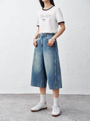 Women's Loose-Fit Capri Jeans