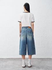 Women's Loose-Fit Capri Jeans